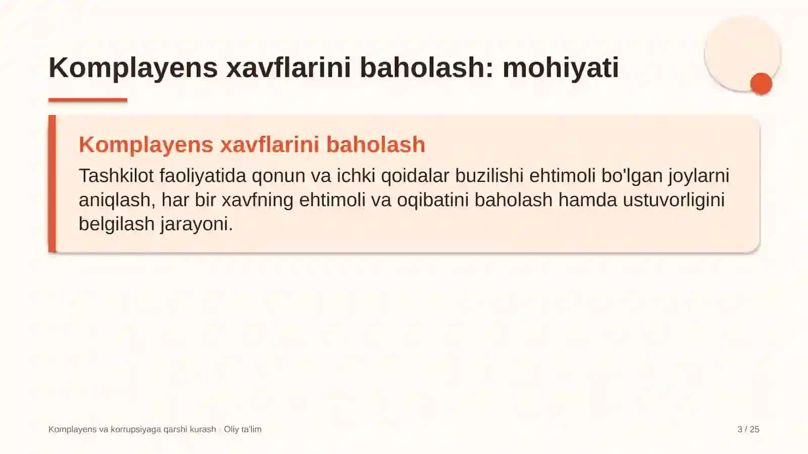 davlat arxivlarida komplayens xavflarini baholash 4949 3