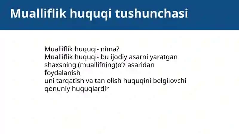 Mualliflik huquqi 3