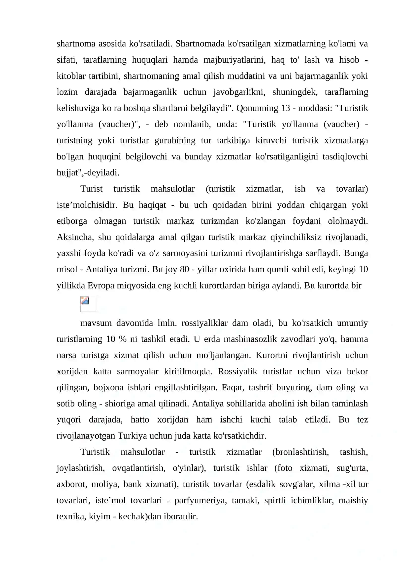 Turistik xizmatlar 3