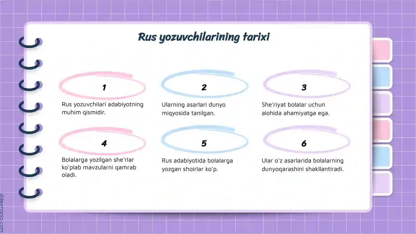 RUS YOZUVCHILARINING BOLALARGA ATAB YOZGAN SHE'RLARI 3