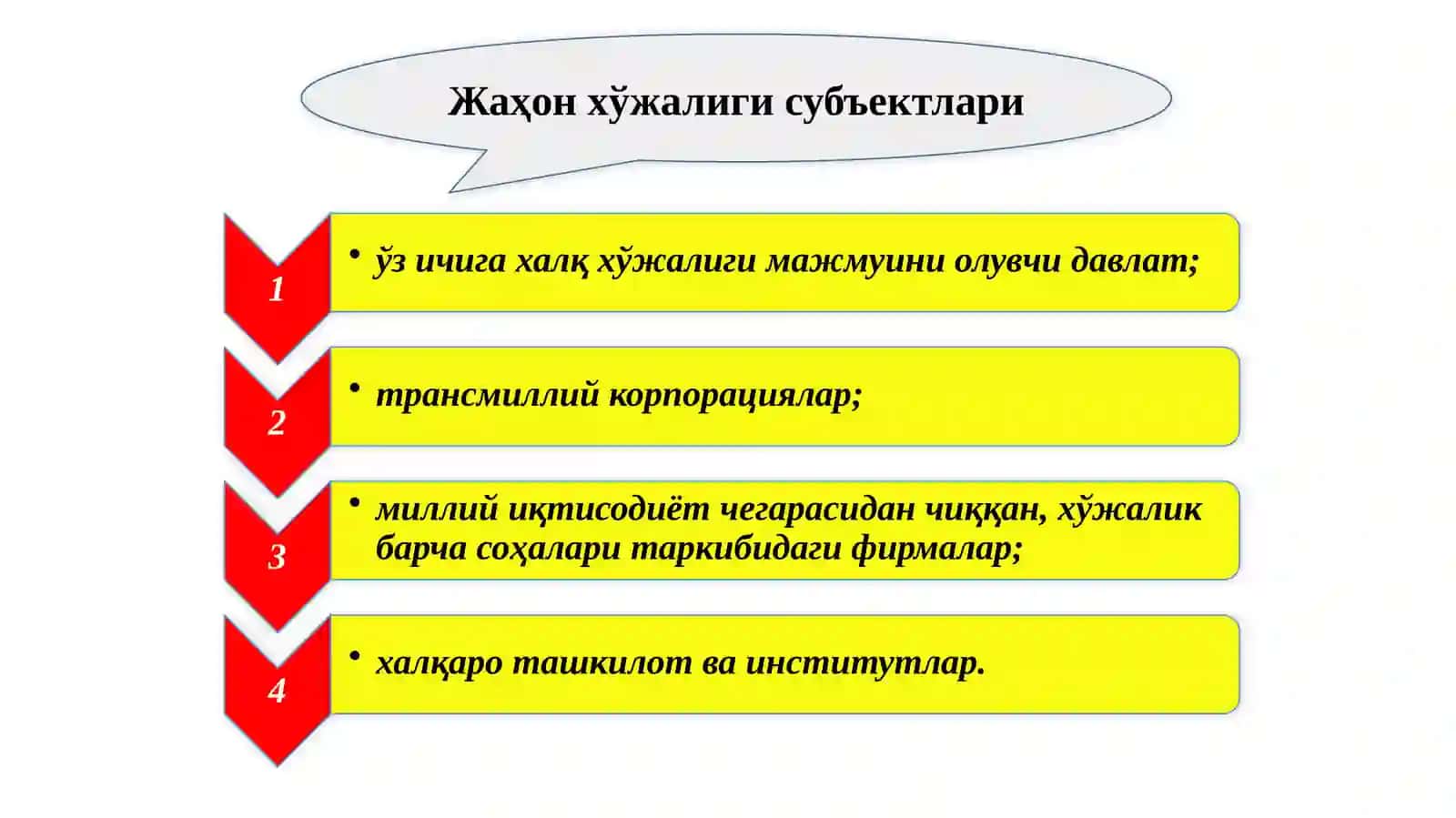 Жаҳон хўжалиги 3
