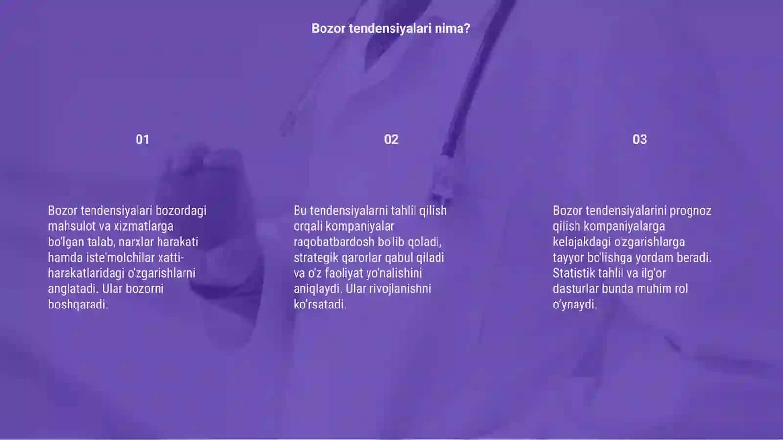 Bozor tendensiyalarini sharhlash va prognoz qilish 3