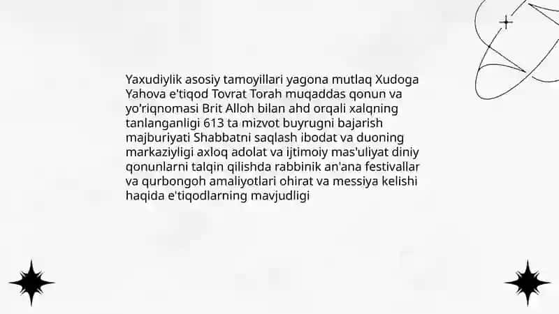 Yaxudiylik ta‘limoti va muqaddas kitobi 3
