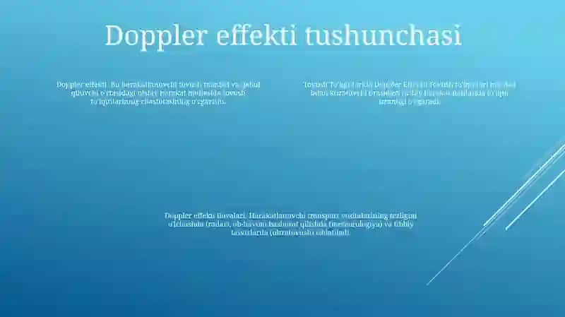 Ovozdagi Doppler Effekti 3