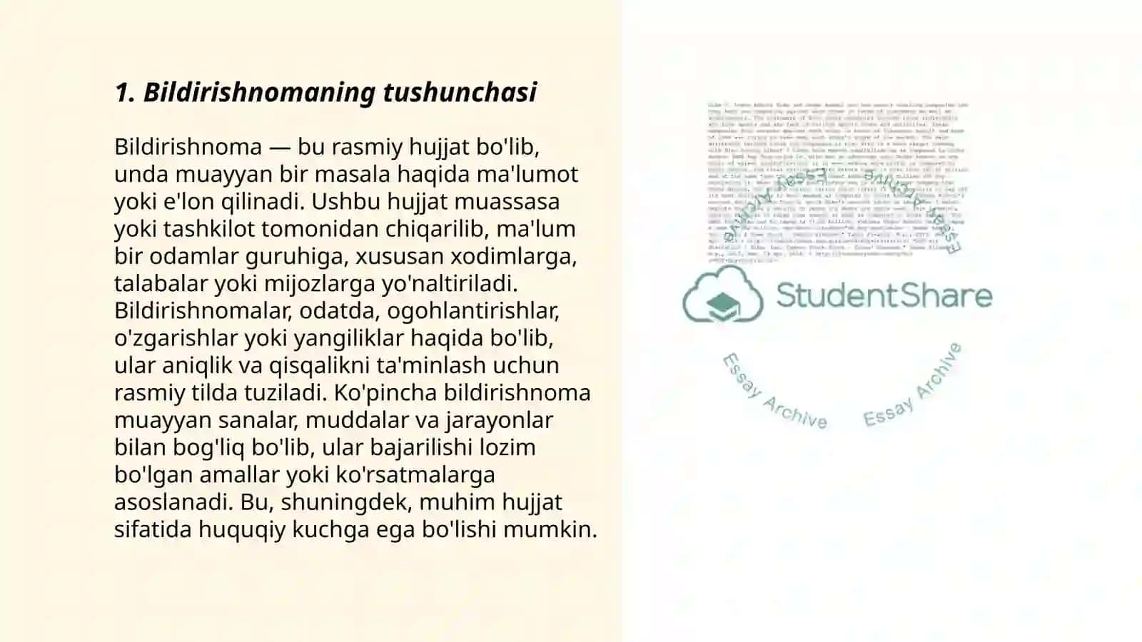 Bildirishnoma yozishni o'rganish 3