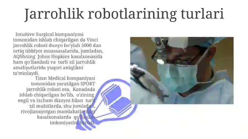 Robatlashtirilgan xirurgiya amaliyoti 3