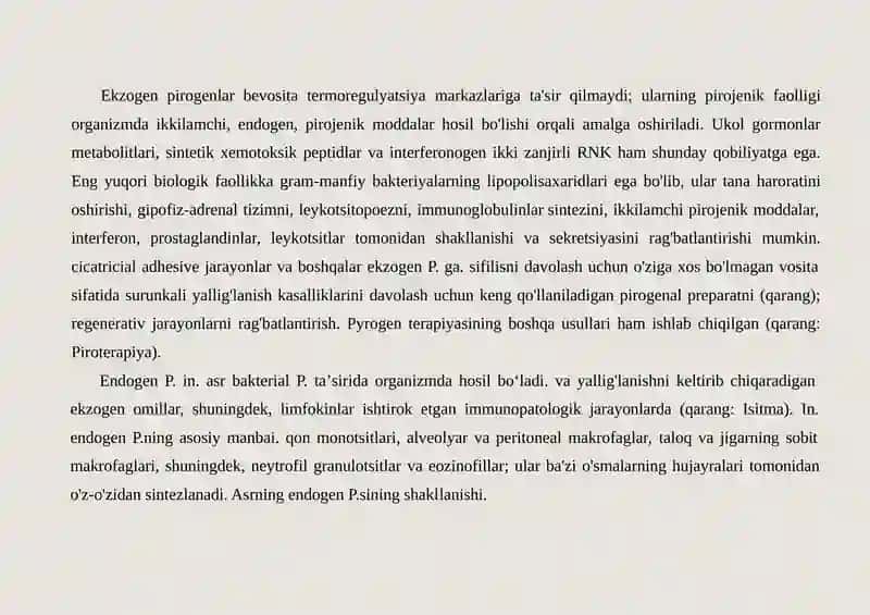 Pirogen Moddalar 3