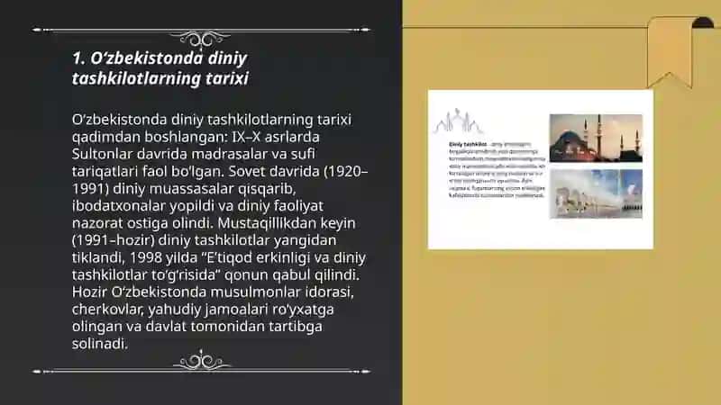 O‘zbekistonda Diniy Tashkilotlar 3