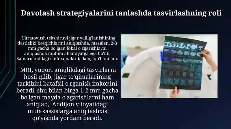 Jigar yallig'lanishi:uzi, kt,mrt tekshiruvi 3
