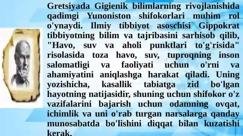 Gigiyenaning rivojlanishiga hissa qo`shgan olimlar 3