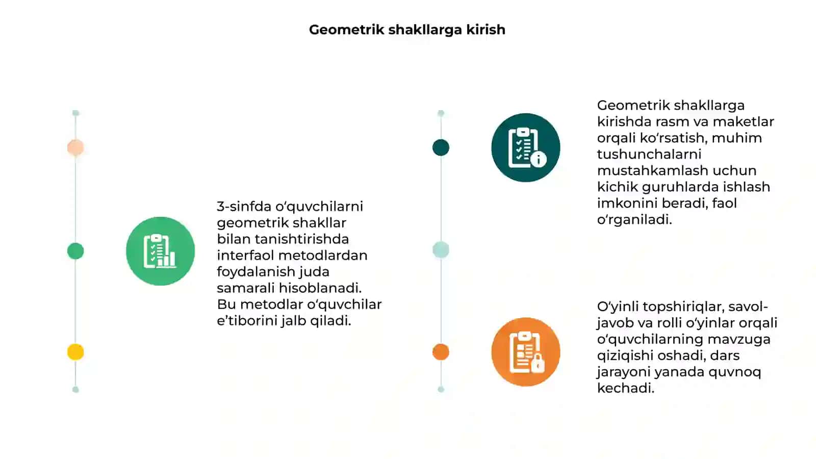 Geometrik materiallar bilan tanishtirish 3