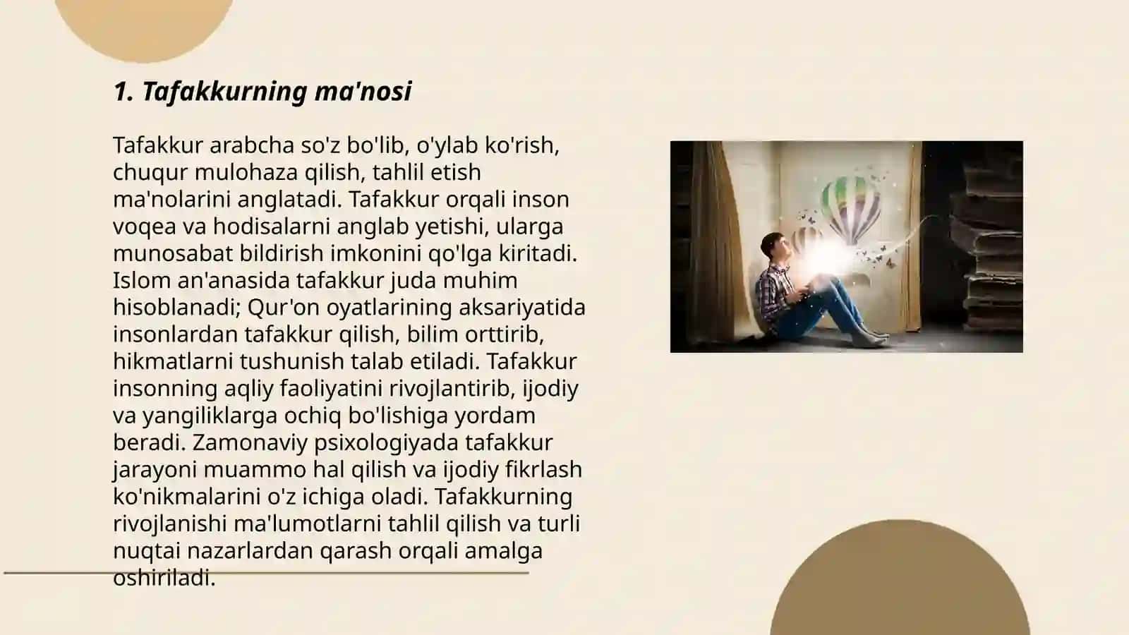 Tafakkur va hayol 3