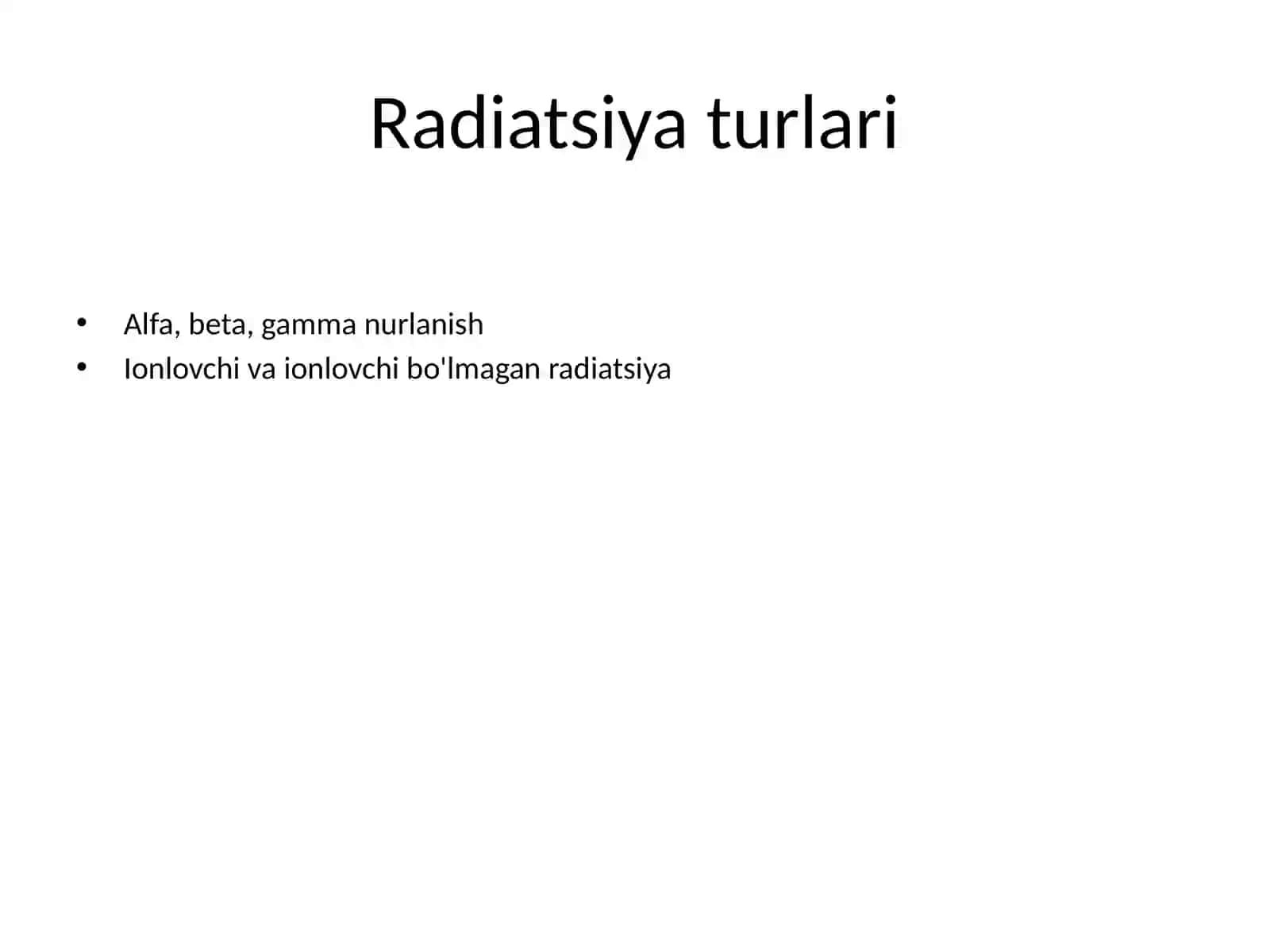 Radiatsiyani inson sog'lig'iga ta'siri 3