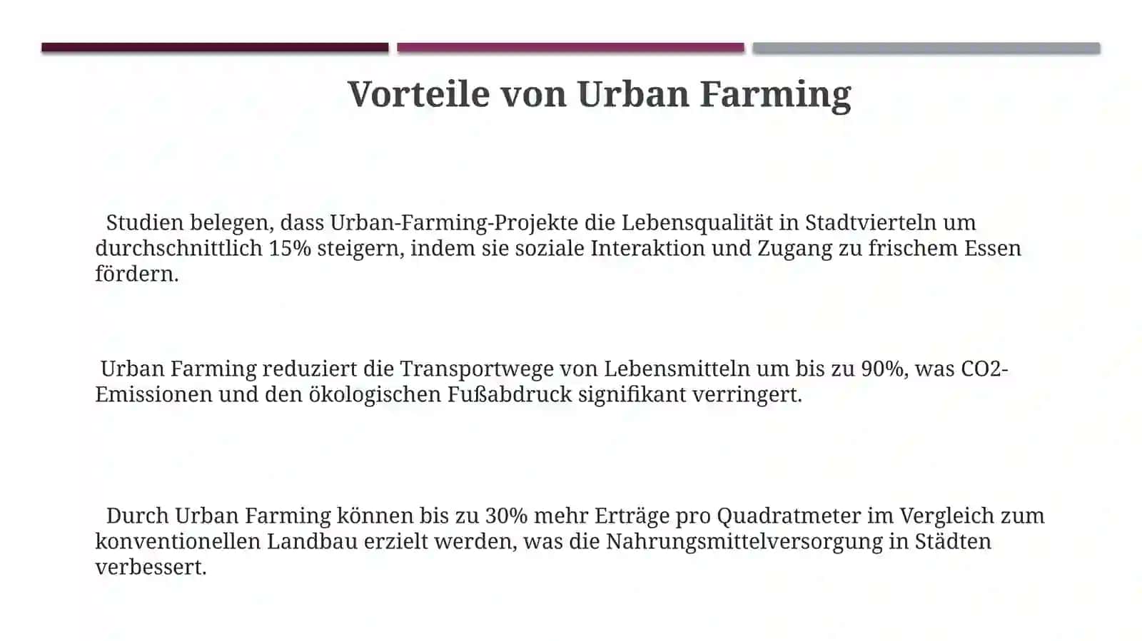 Landwirtschaft in der Stadt 3