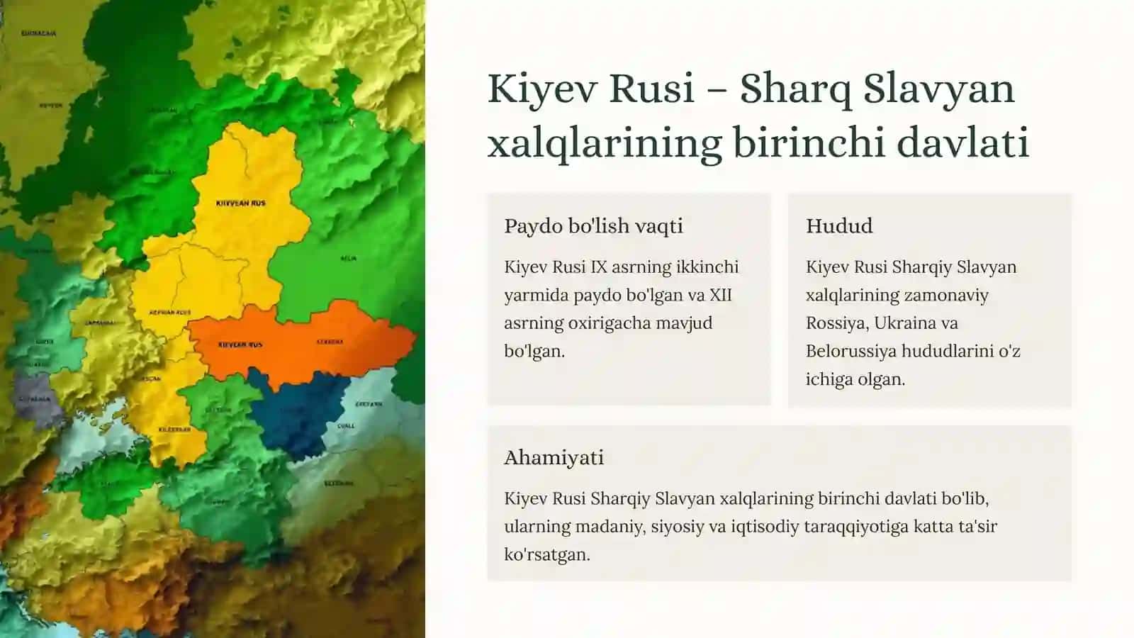 Ilk o'rta asrlarda Kiyev Rusi 3
