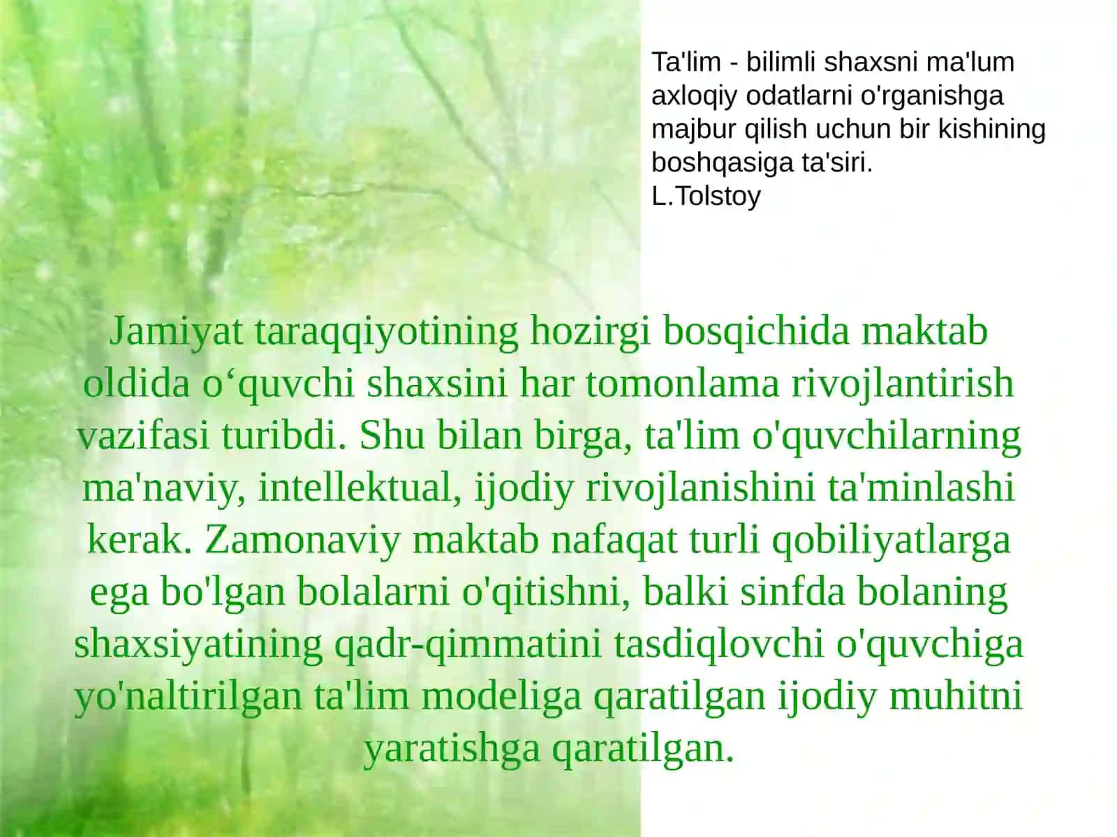 Asosiy pedagogik yondashuvlar va ulardan boshlang‘ich ta’limda foydalanish 3