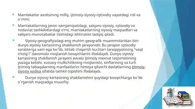 Hozirgi zamon dunyo siyosiy va iqtisodiy kartasi 3