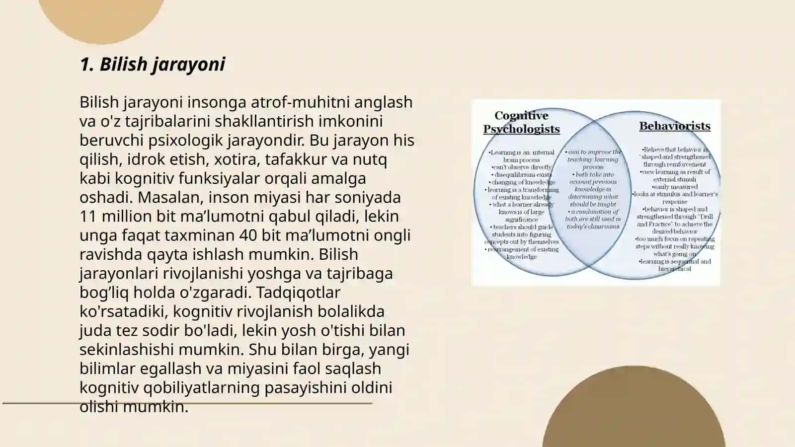 Bilish nazariyasi 3
