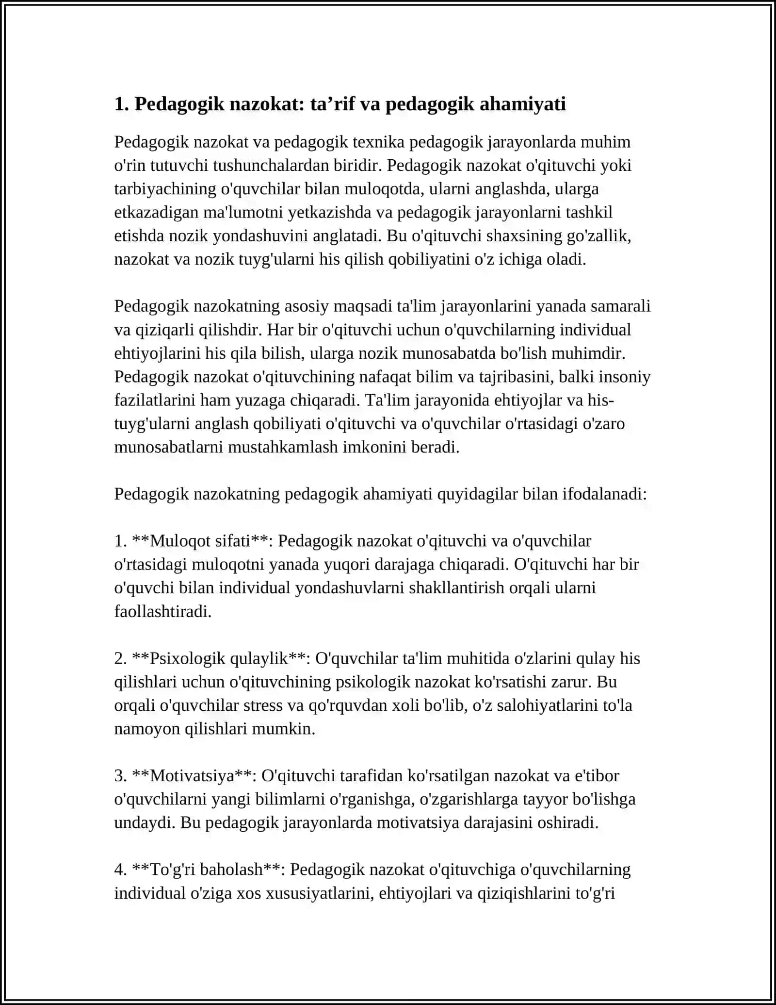 PEDAGOGIK NAZOKAT VA PEDAGOGIK TEXNIKA 3