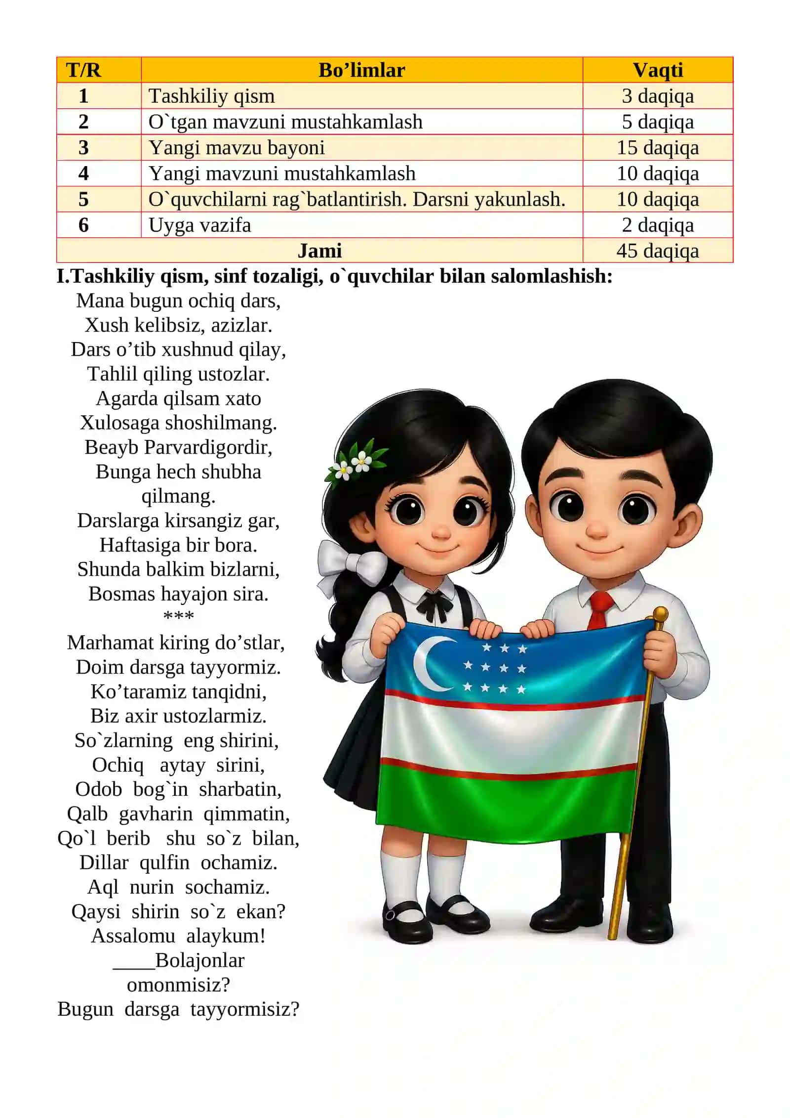 Ot yasovchi qo‘shimchalar (Mustahkamlash) mavzusidagi  4-sinf Ona tili  fandan dars ishlanmasi 3