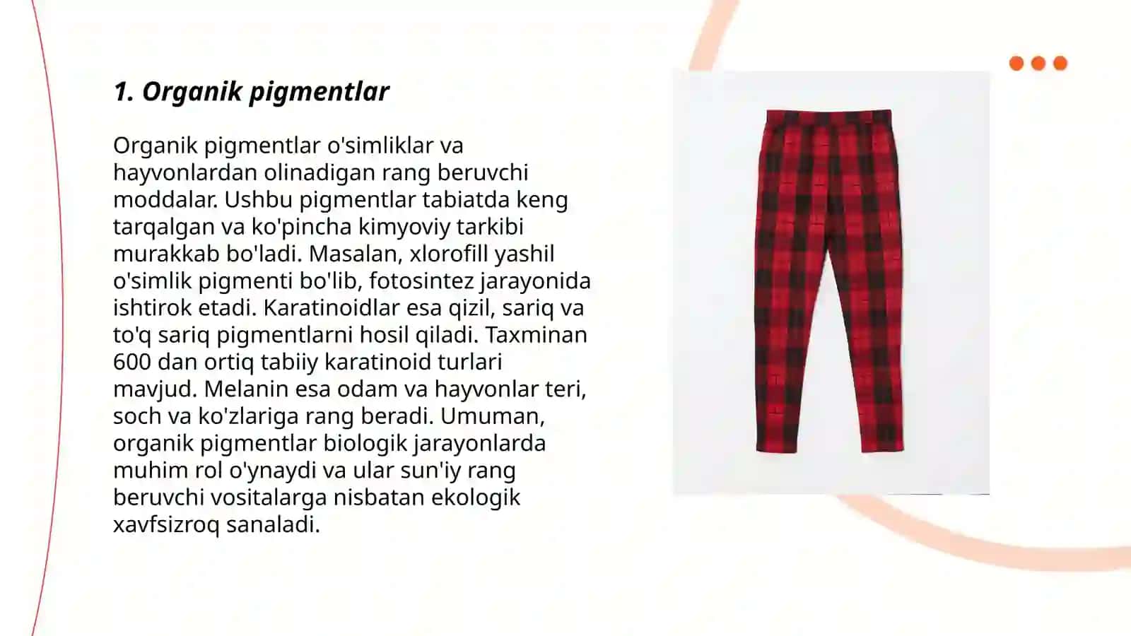 Bo'yoqchilikda ishlatiladigan pigmentlar 3
