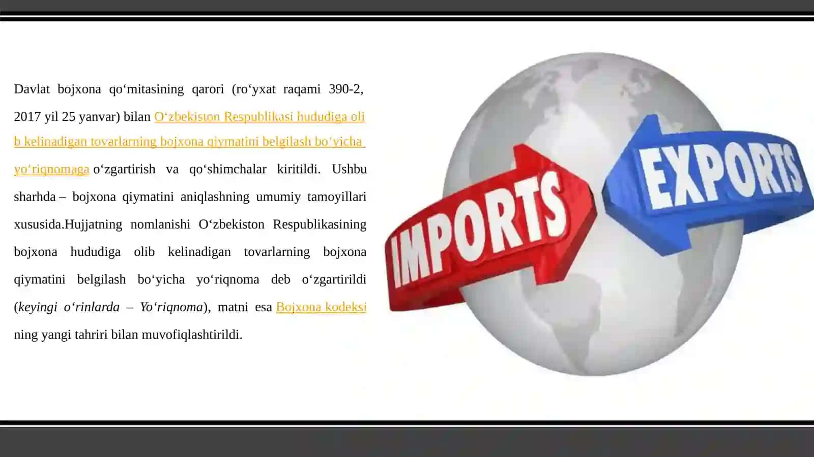 Bojxona qiymatini aniqlashning 2 usuli 3