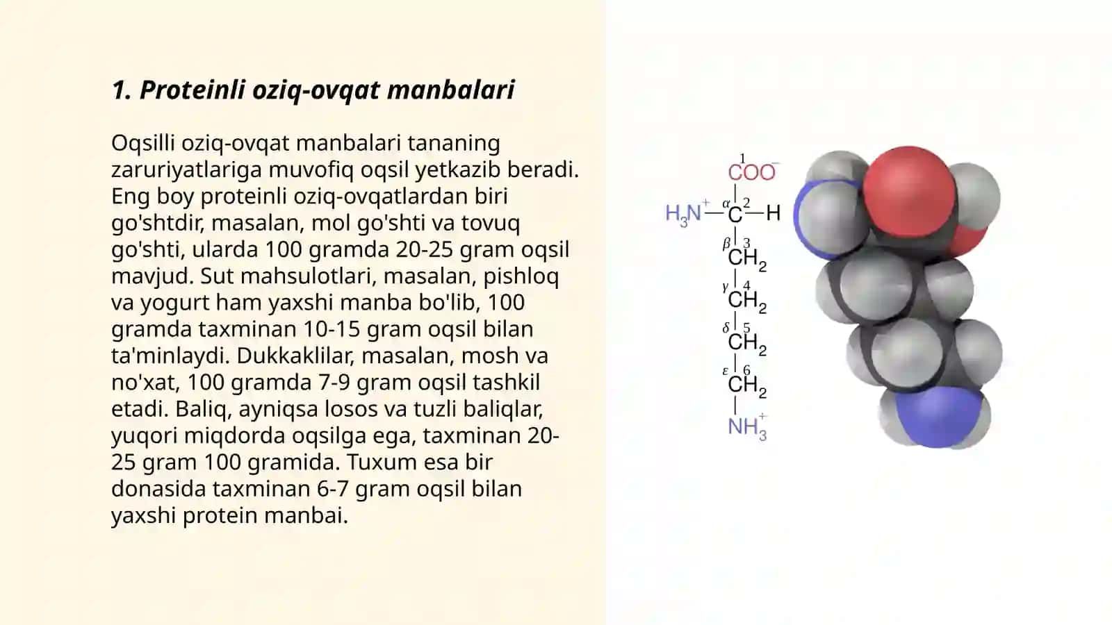 Proteinogenli aminokislotalar 3