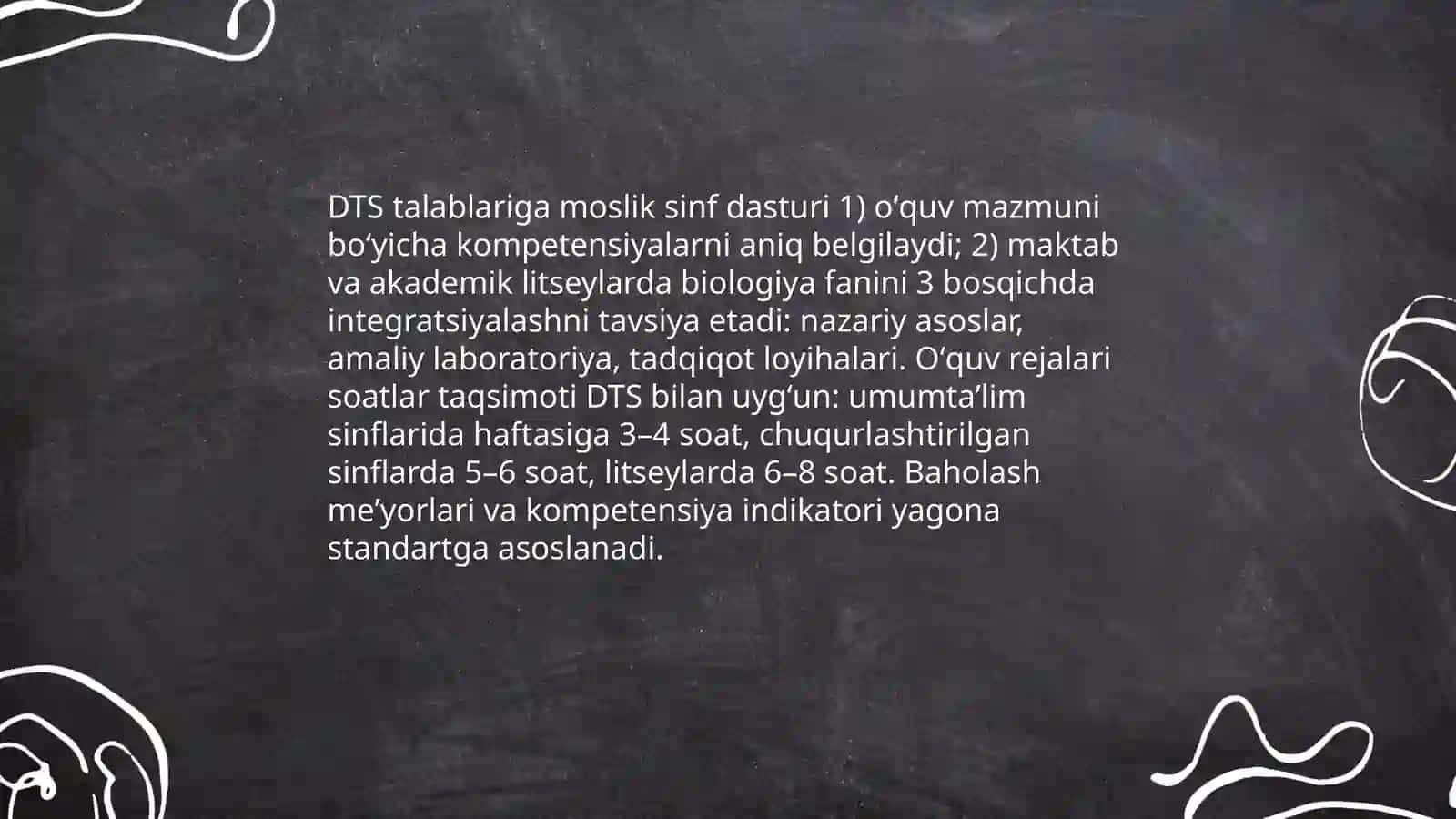 Biologiya DTS oʻquv dasturi 3