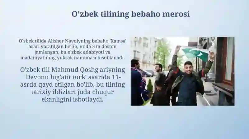 O'zbek tilim-iftixorim 3