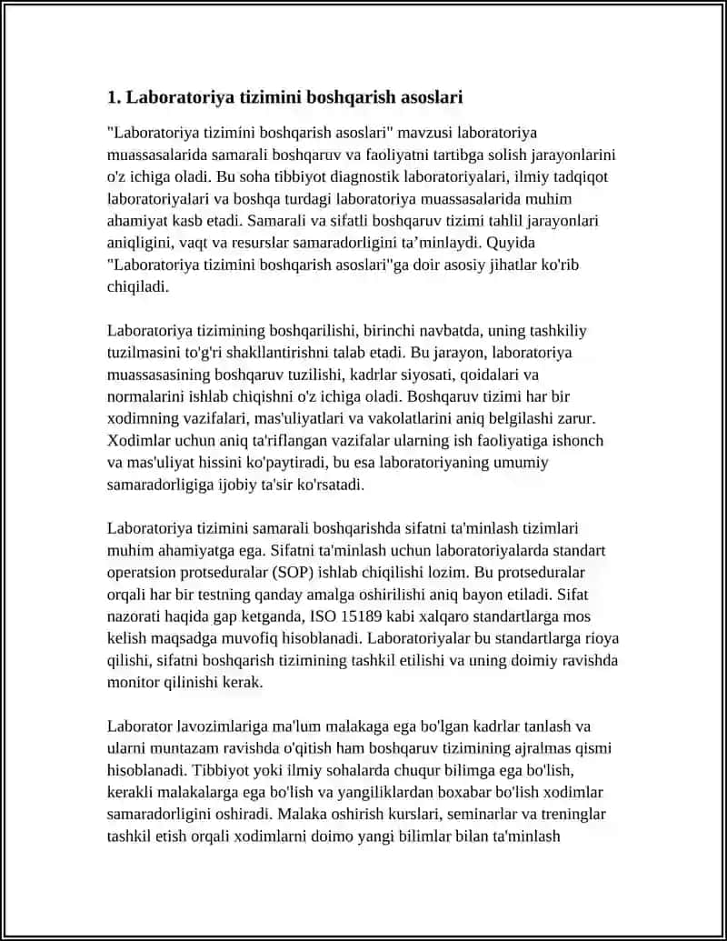 Laboratoriya Tizimini Boshqarish Asoslari 3