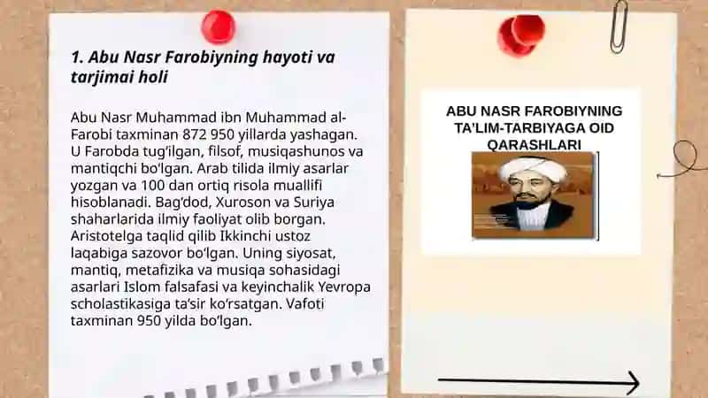 Abu Nasr Farobiy hayoti va ijodiy faoliyati 3