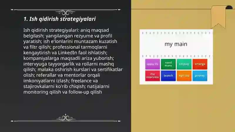 Ish qidirish strategiyalari 3