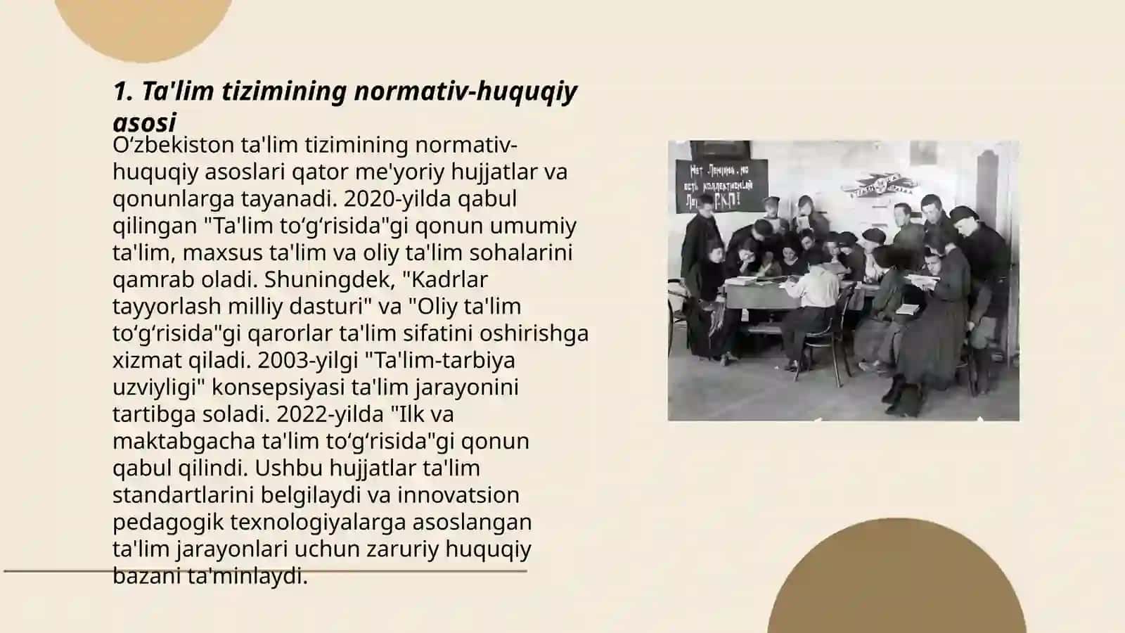O‘zbekiston respublikasining ta'lim tizimi 3