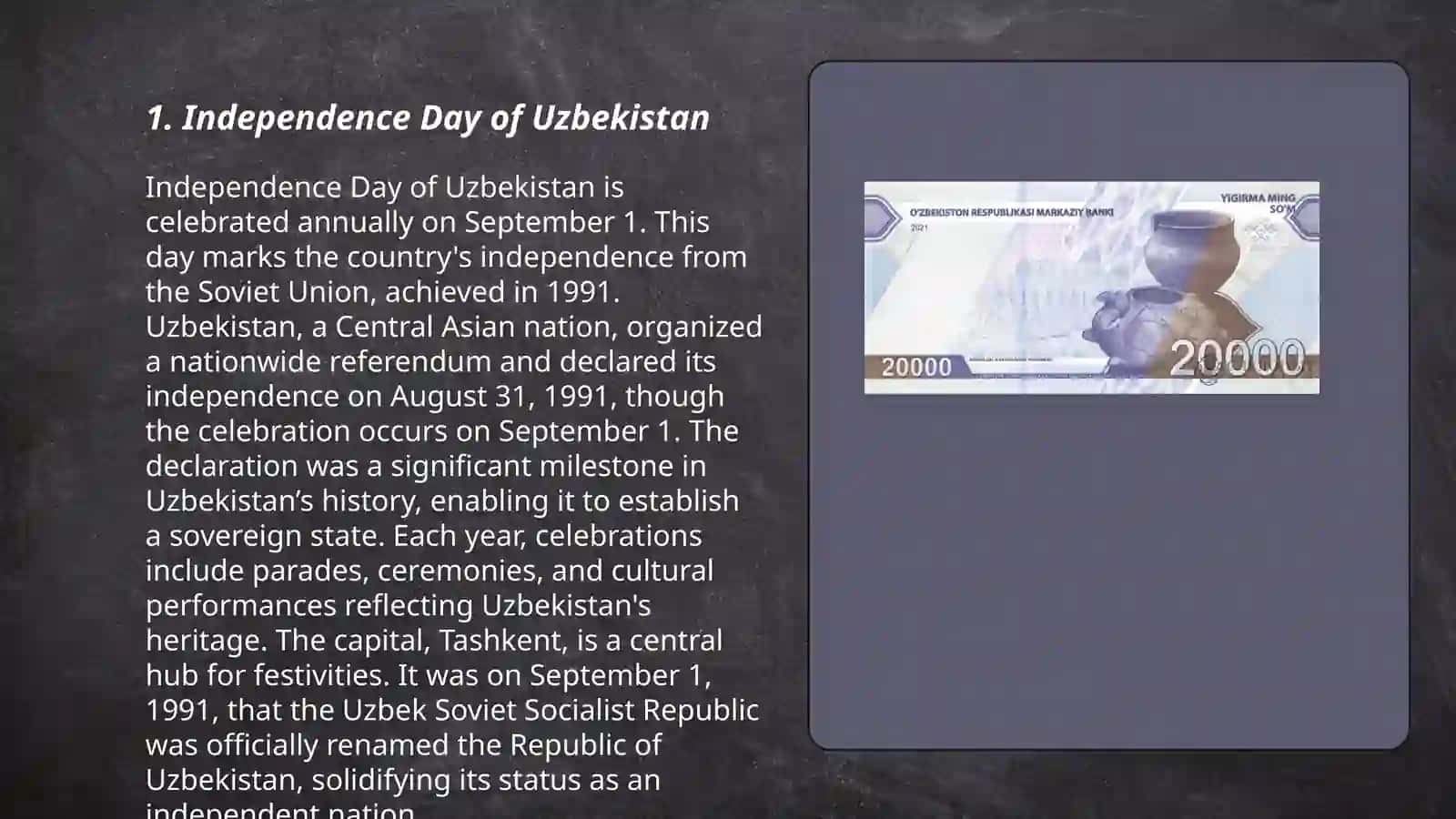 Independence Day of Uzbekistan 3