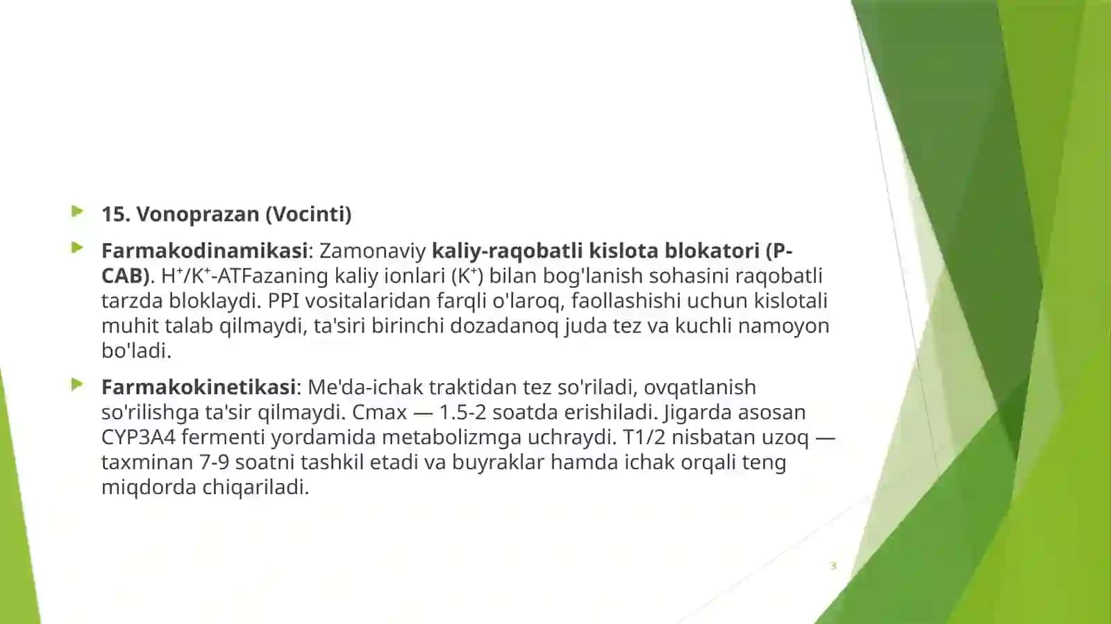 Vonoprazan (Vocinti) 3
