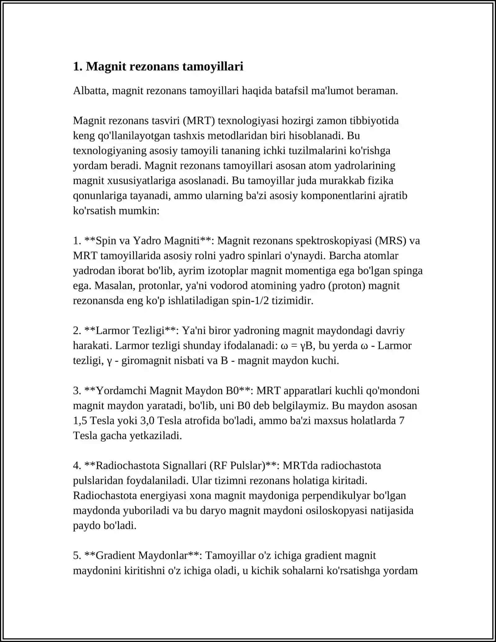 MAGNIT REZONANS TOMOGRAFIYANING FIZIK XOSALARI 3