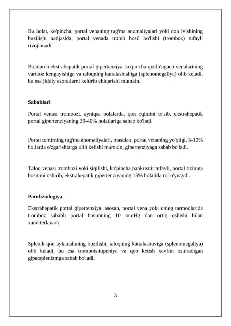 Jigardan tashqari portal gipertenziya 3