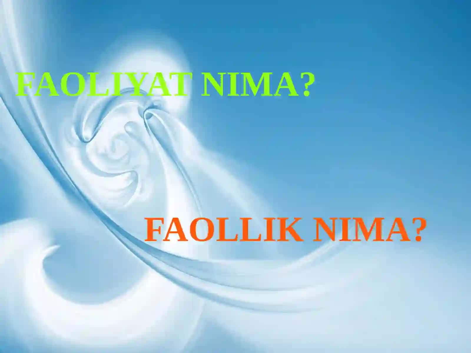 Faoliyat va motivatsiya 3