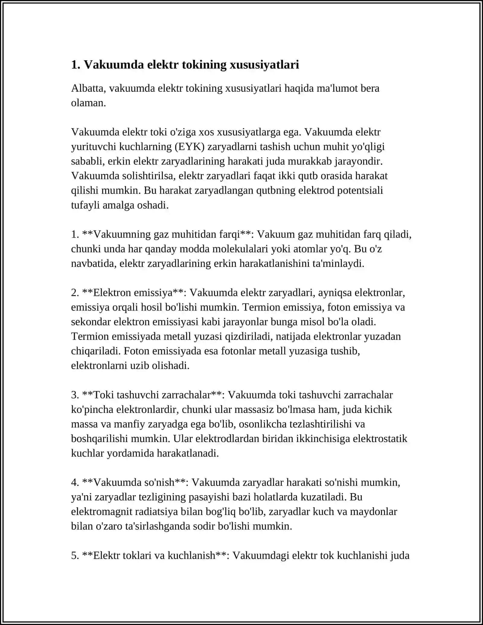 VAKUUMDA GAZLARDA PLAZMADA ELEKTR TOKI 3