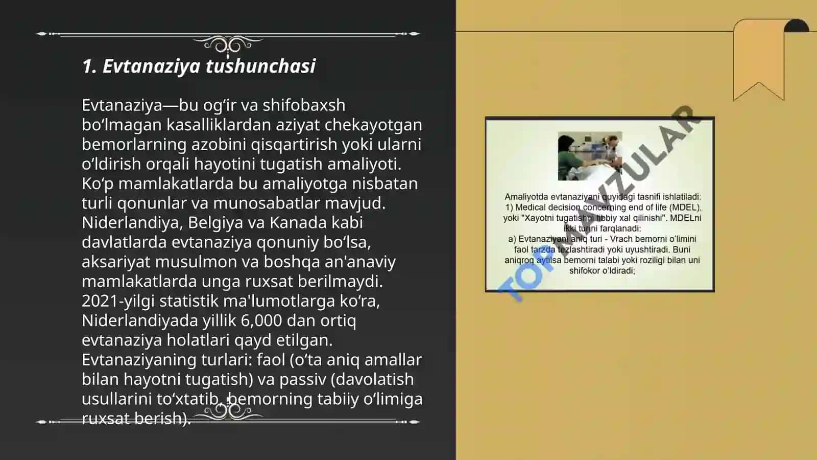Evtanaziya muammolari 3