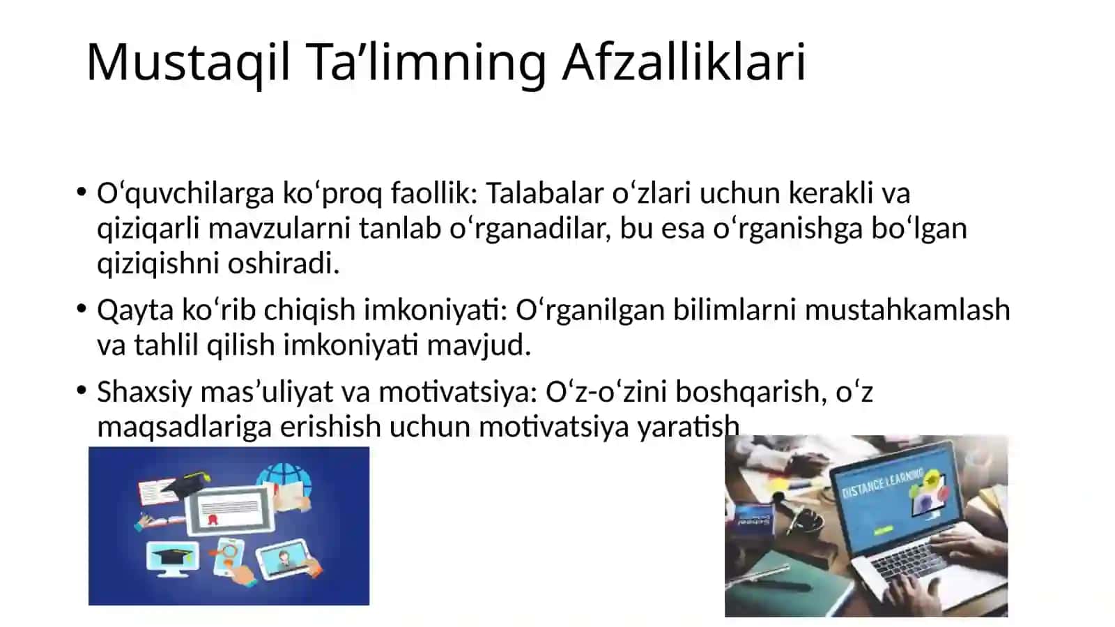Mustaqilta’limolish jarayonini samarali tashkilotish 3