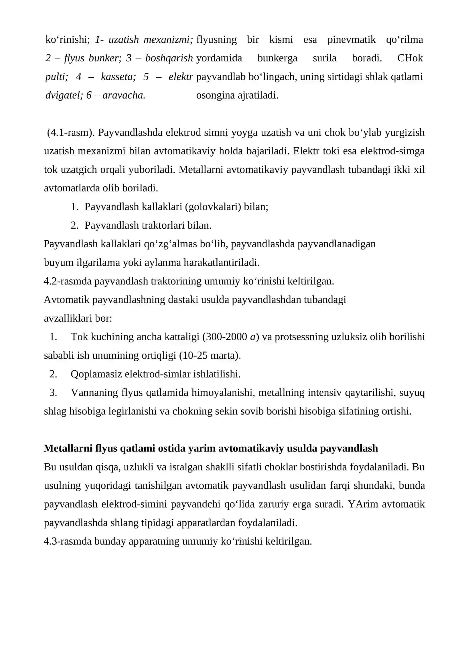 Metallarni flyus qatlami ostida payvandlash 3
