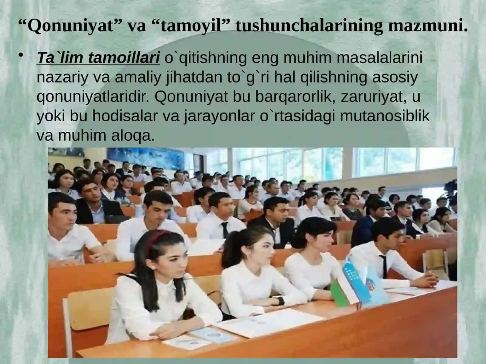 Ta’lim tamoyillari hamda ularning tasnifi 3