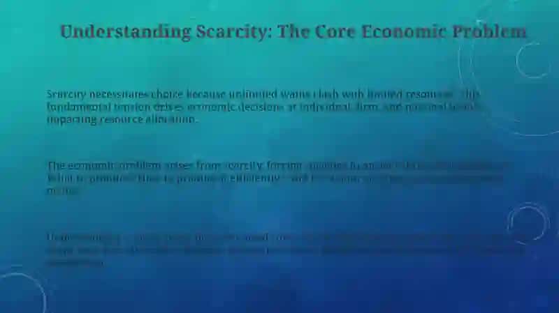 THE ECONOMIC PROBLEM: SCARCITY AND CHOICE 3