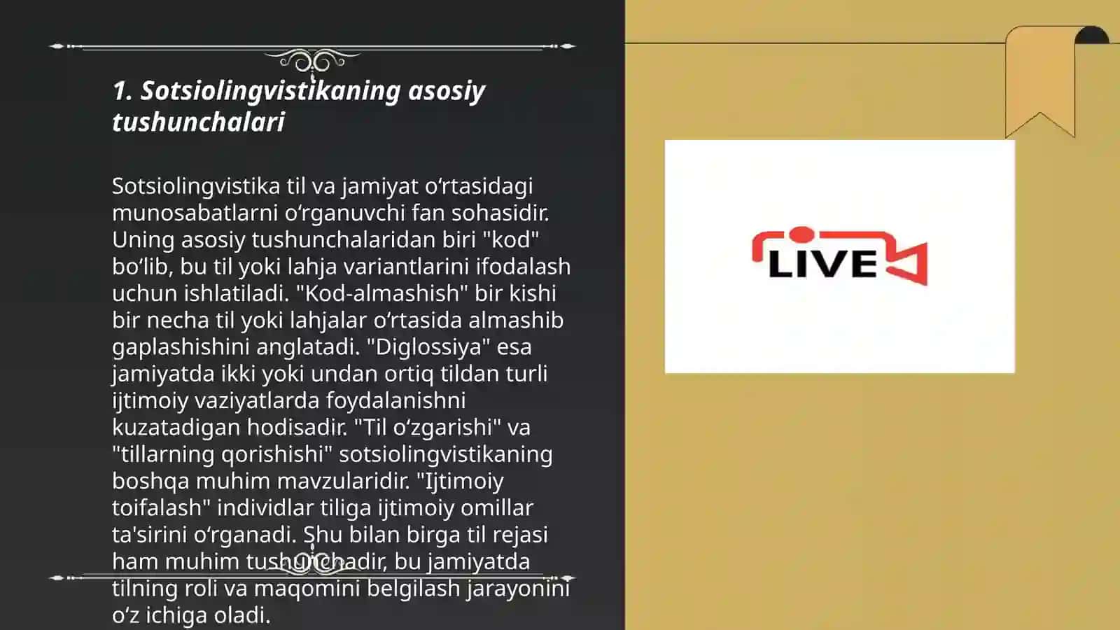 Sotsiolingvistikaning òrganilishi 3