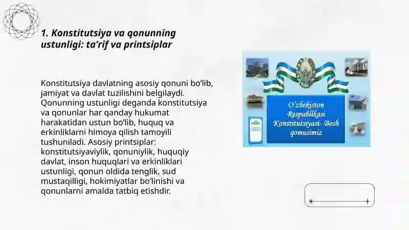 Konstitutsiya va qonunning ustunligi 3