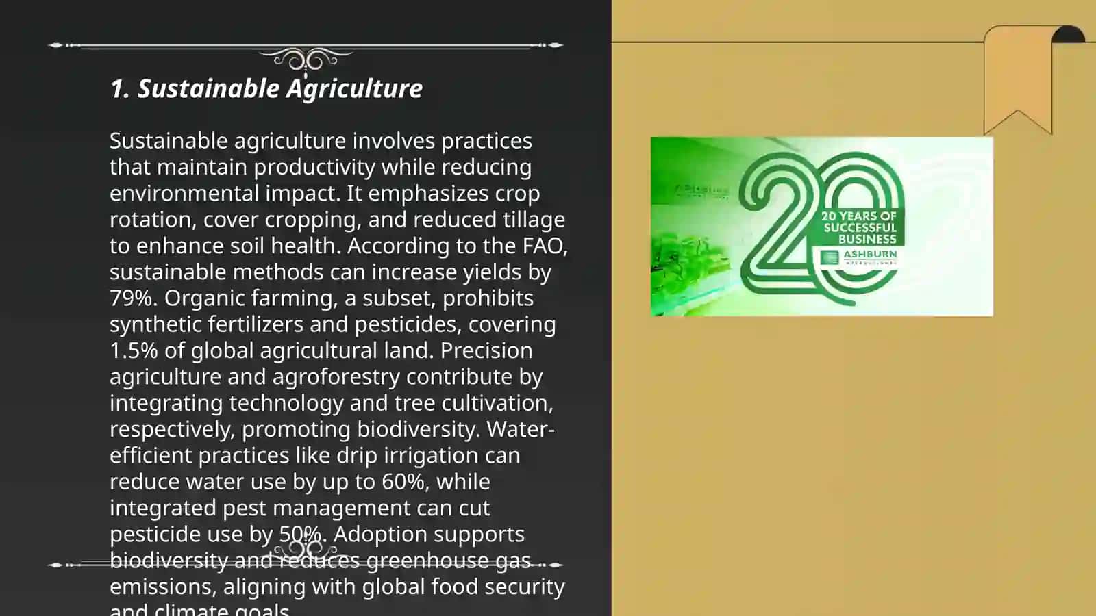 Sustainable Agriculture 3