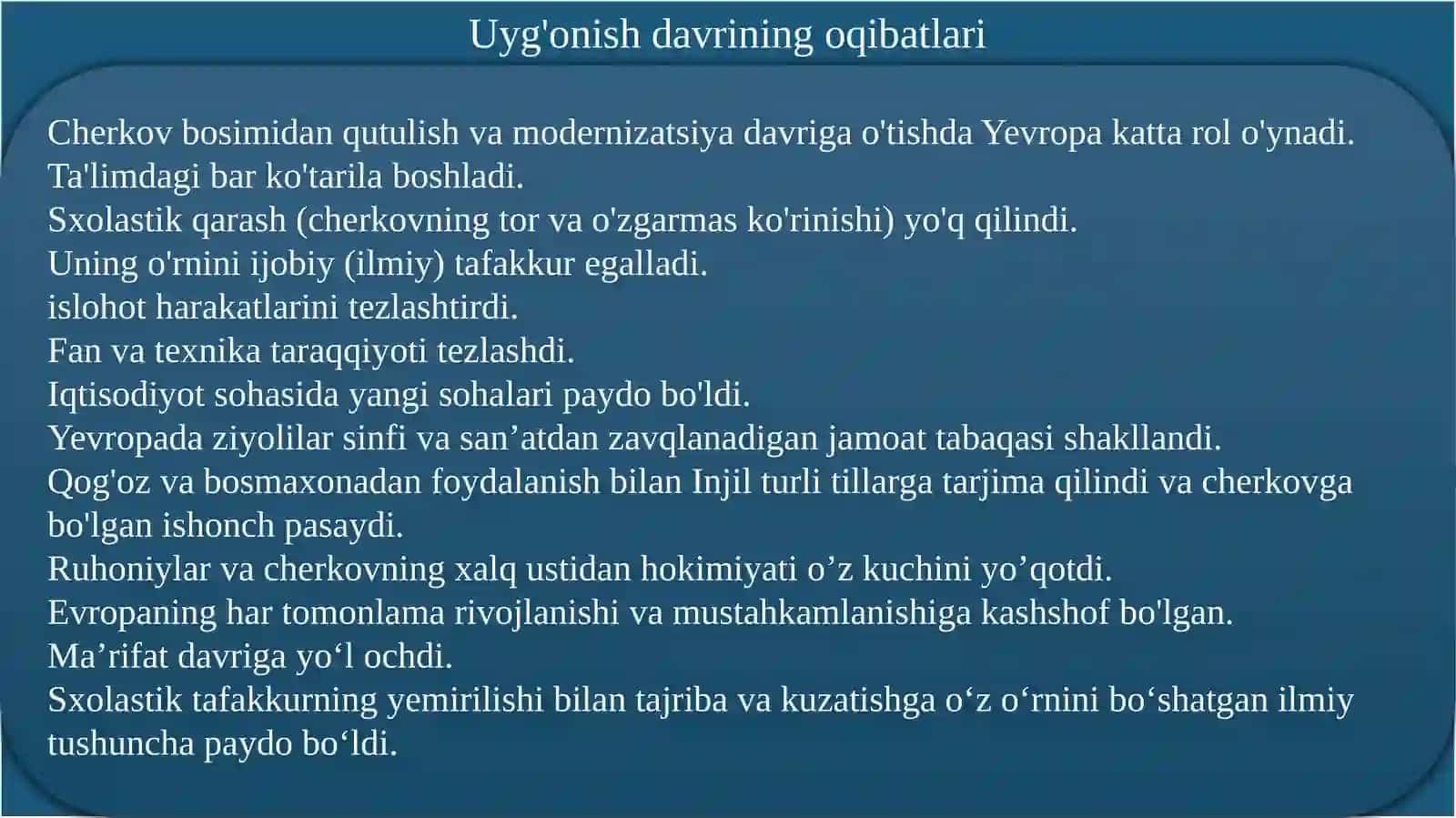 Yangi davr fani 3