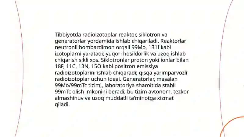Yadro kimyosining tibbiyotdagi o‘rni 3