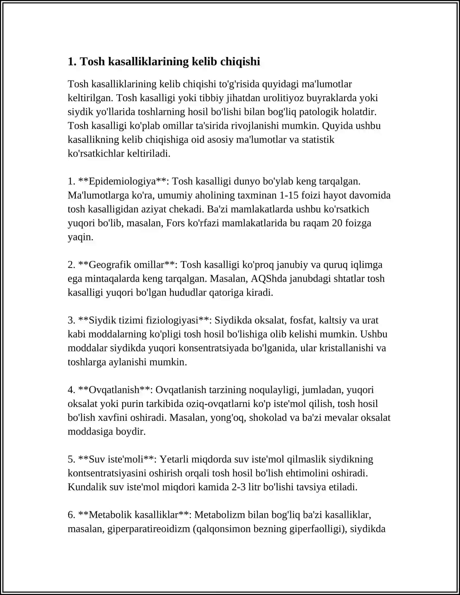 TOSH KASALLIKLARING KIMYOVIY ASOSLARI 3